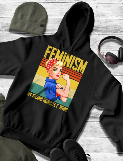 2020-11-Women-Hoodie-Feminism-Is-My-Second-Favorite-F-Word-Funny-Feminist-Justice-Strong-Woman-Stuff-Mockup4-Black.jpg